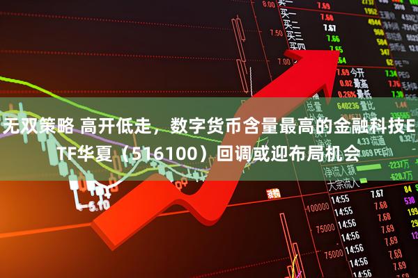 无双策略 高开低走,数字货币含量最高的金融科技ETF华夏(516100)回调或迎布局机会